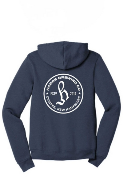 HBCo Full-Zip Hoodie, Heathered Navy