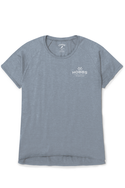 League Tri-Flex Short Sleeve Crew, Ladies, Light Blue League Tri-Flex Short Sleeve Crew, Ladies, Light Blue