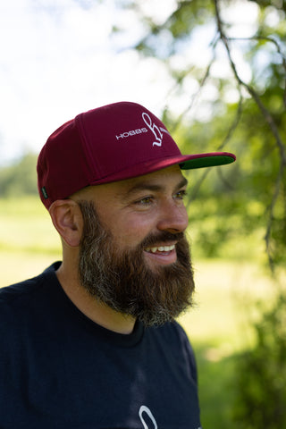 HBCo Logo Flat Brim, Red