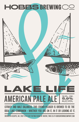 Lake Life Beer Poster